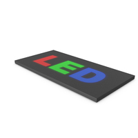 Indoor LED Display Module With Letters PNG & PSD Images