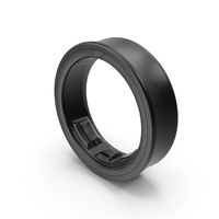 Samsung Galaxy Ring Titanium Black PNG & PSD Images