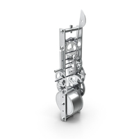 Silver Clockwork Gear PNG & PSD Images