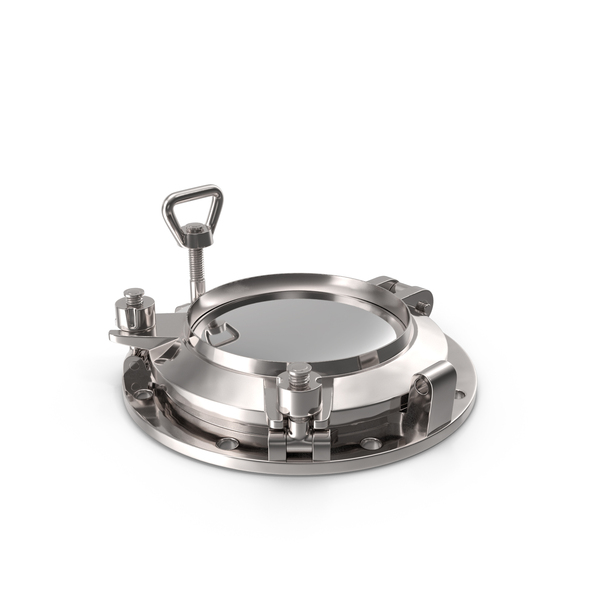 Ship Porthole Vintage Chrome PNG & PSD Images