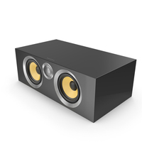Bowers & Wilkins CM Centre S2 Gloss Black PNG & PSD Images
