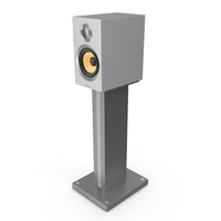 Bowers & Wilkins CM1 S2 Satin White On Stand PNG & PSD Images