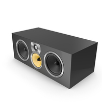 Bowers & Wilkins CM Centre 2 Black Gloss PNG & PSD Images
