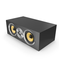Bowers & Wilkins CM Centre Gloss Black PNG & PSD Images