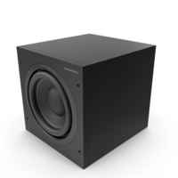 Bowers & Wilkins ASW 608 Black PNG & PSD Images