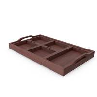 Wooden Serving Tray PNG & PSD Images