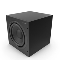 Bowers & Wilkins ASW 610 Black PNG & PSD Images