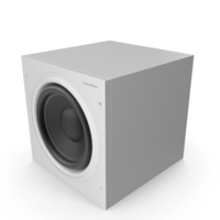 Bowers &amp; Wilkins ASW 610 White PNG & PSD Images