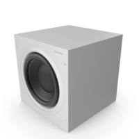 Bowers & Wilkins ASW 610 XP White PNG & PSD Images