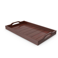 Wooden Serving Tray PNG & PSD Images