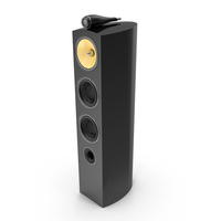 Bowers & Wilkins 804 D2 Piano Black Gloss PNG & PSD Images
