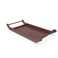 Wooden Serving Tray PNG & PSD Images