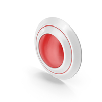 White And Red Button PNG & PSD Images