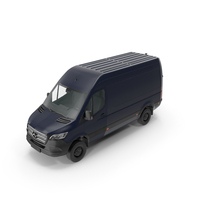 Mercedes Sprinter 4x4 EU Blue PNG & PSD Images