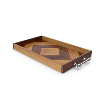Wooden Serving Tray PNG & PSD Images