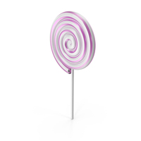 Spiral Lollipop Pink PNG & PSD Images