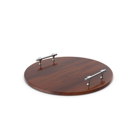Wooden Serving Tray PNG & PSD Images