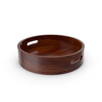 Wooden Serving Tray PNG & PSD Images