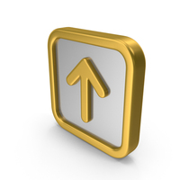 Metal Arrow Up Icon PNG & PSD Images