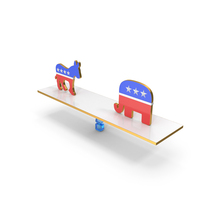 Political Republican Democratic Balance Question USA PNG & PSD Images