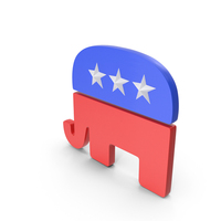 Republican Party With Out White Line USA PNG & PSD Images