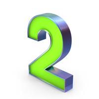 Number 2 PNG & PSD Images