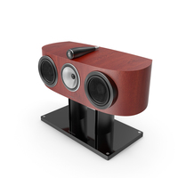 Bowers & Wilkins HTM1 D3 Rosenut on FS HTM D3 Black PNG & PSD Images