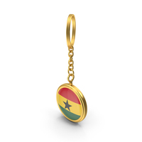 Keychain Flag Ghana PNG & PSD Images