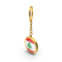 Keychain Flag Lebanon PNG & PSD Images