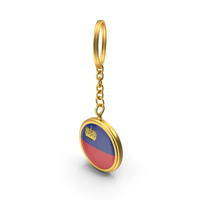 Keychain Flag Liechtenstein PNG & PSD Images