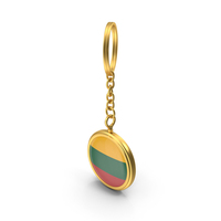Keychain Flag Lithuania PNG & PSD Images