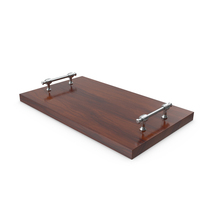 Wooden Serving Tray PNG & PSD Images