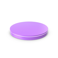 Lilac Round, Display Stand Strip Led Light For Product Presentation. PNG & PSD Images