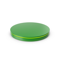 Green Round, Display Stand Strip Llight For Product Presentation. PNG & PSD Images