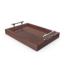 Wooden Serving Tray PNG & PSD Images