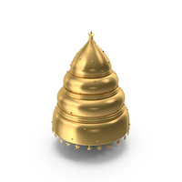 Christmas Tree Icon Gold PNG & PSD Images