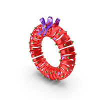 Christmas Wreath Coloured Icon PNG & PSD Images