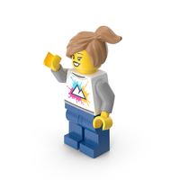 Lego Minifigure Female Arm Up PNG & PSD Images