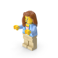 Lego Minifigure Female Arms Middle PNG & PSD Images