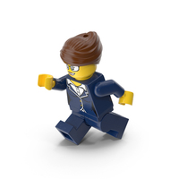 Lego Minifigure Female Running PNG & PSD Images