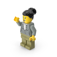 Lego Minifigure Female Arm Up PNG & PSD Images