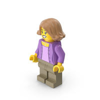 Lego Minifigure Female Neutral PNG & PSD Images
