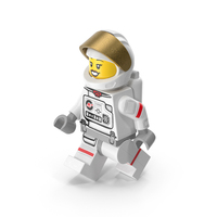 Lego Female Astronaut Walking PNG & PSD Images
