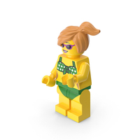 Lego Minifigure Female Beach Arm Middle PNG & PSD Images