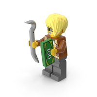 Lego Minifigure Female Crook Arms Middle PNG & PSD Images