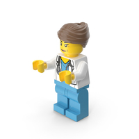 Lego Minifigure Female Doctor Arms Middle PNG & PSD Images