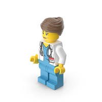 Lego Minifigure Female Doctor Neutral PNG & PSD Images