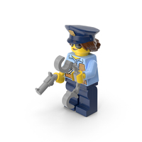 Lego Minifigure Female Police Arm Middle PNG & PSD Images