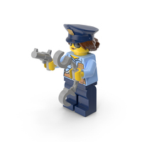 Lego Minifigure Female Police Arms Middle PNG & PSD Images