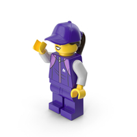 Lego Minifigure Female Sport Arm Up PNG & PSD Images